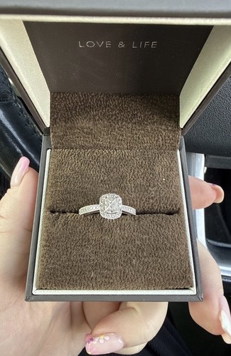 18ct white gold engagement - 18ct,