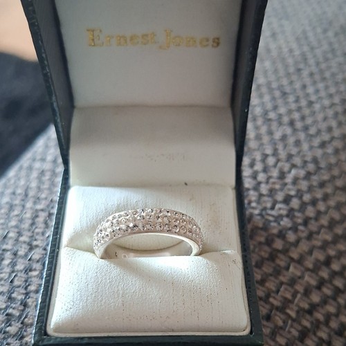Ernest jones fine silver pavé - ernest,