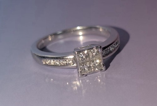 Diamond engagement ring - engagement,